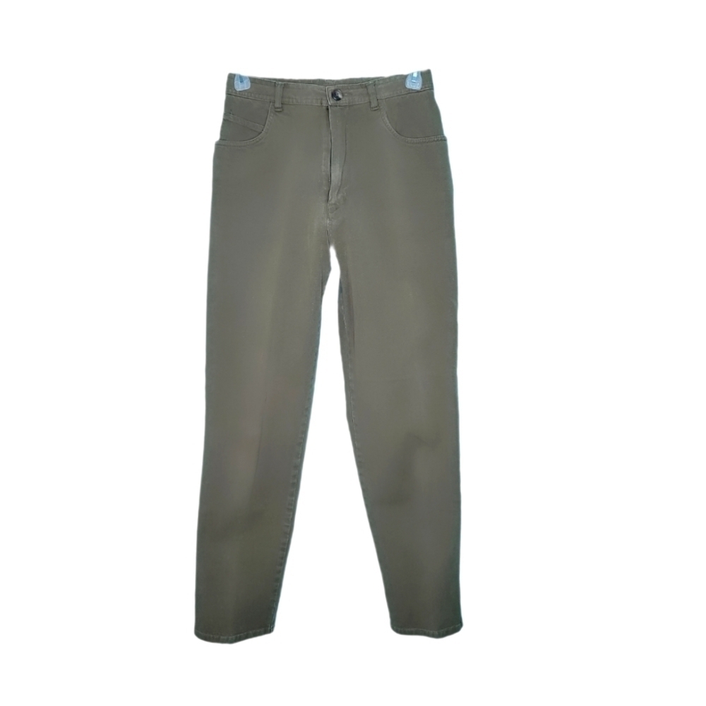 Jones New York Sport Petite Dark Olive High Rise Women's Stretch Pants Size 2P
